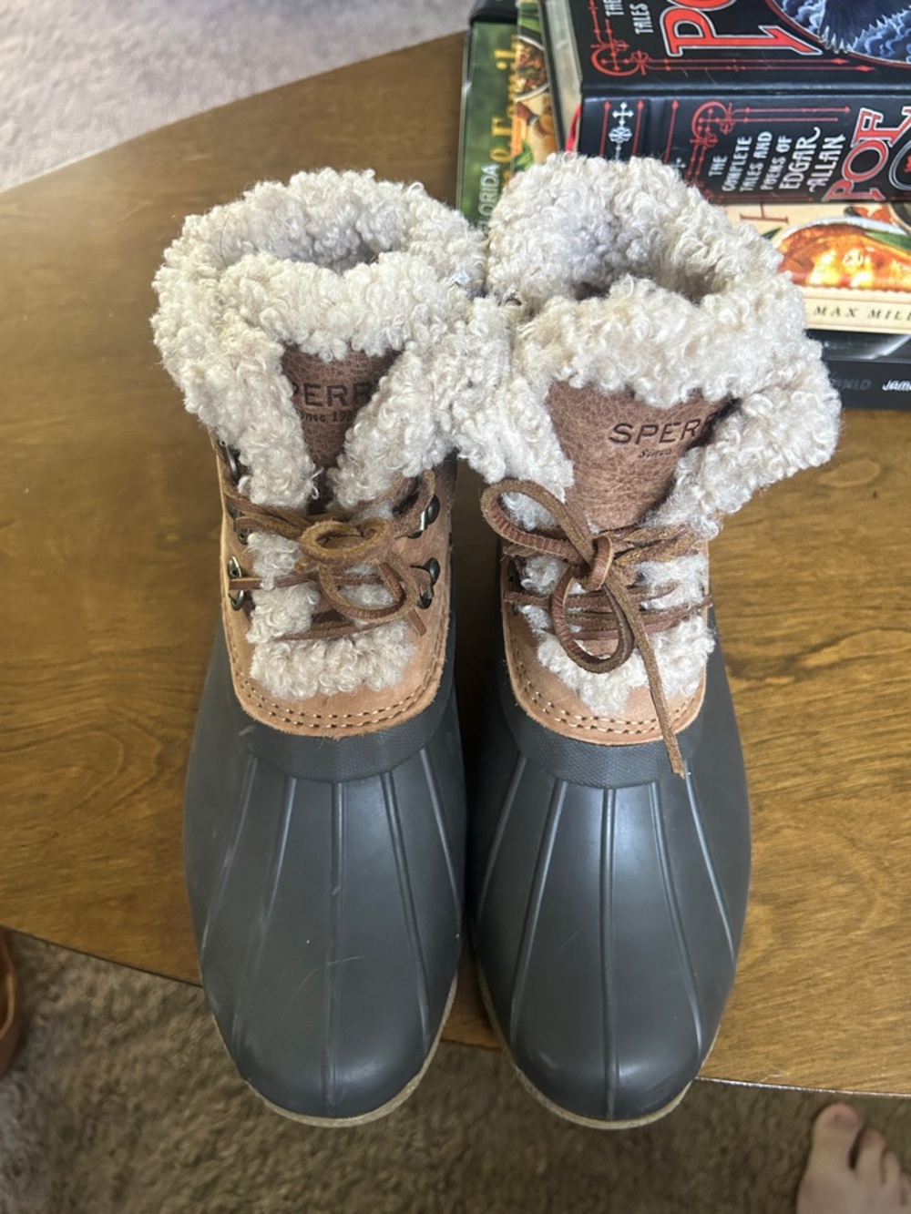 Women’s Sperry Sherpa-Trim Duck Boots - Picture 8 of 8